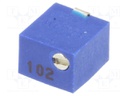 Potentiometer: mounting; vertical,multiturn; 1kΩ; 250mW; SMD; ±10%