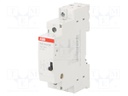 Relay: installation; monostable; NO; Ucoil: 230VAC; 18x68x85mm; DIN