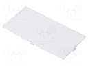 Front panel; without frame,with holder; 5M Modulbox One; grey