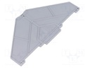 End piece; Application: PPV,PRV; ways: 8; grey; -25÷70°C; UL94V-0
