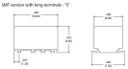Relay: electromagnetic; DPDT; Ucoil: 12VDC; 0.5A/125VAC; 2A/30VDC