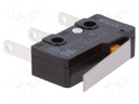Microswitch SNAP ACTION; with lever; SPDT; 10A/250VAC; ON-(ON)