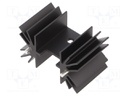 Heat Sink, Square, PCB, Black Anodized, 4.7 °C/W, TO-220, 25 mm, 25.4 mm, 41.6 mm