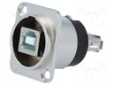Adapter; USB A socket-back,USB B socket-front; FT; USB 2.0
