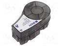 Heat shrink sleeve; 2.13m; white; Character colour: black