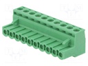 Pluggable terminal block; 5.08mm; ways: 16; straight; plug; female