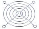 Guard; 80x80mm; Mat: metal; Mounting: screw