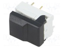 Switch: keypad; Pos: 2; SPDT; 0.01A/24VDC; black; Leads: for PCB