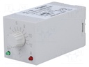 Timer; 1÷12s; DPDT; 230VAC/5A; 24÷48VAC; 24÷48VDC; undecal; PIN: 11
