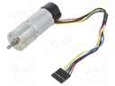 Motor: DC; with encoder,with gearbox; LP; 6VDC; 2.4A; 78rpm; 104g