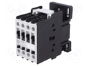 Contactor: 3-pole; NO x3; Auxiliary contacts: NC; 230VAC; 9A; CL