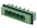 Pluggable terminal block; 5.08mm; ways: 5; angled 90°; socket