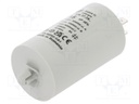 Capacitor: motors, run; 15uF; 425VAC; Ø40x70mm; -25÷85°C; ±5%