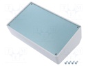 Enclosure: desktop; EUROPULT; X: 161mm; Y: 95mm; Z: 60mm; ABS