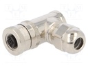 Plug; M12; PIN: 5; female; B code-Profibus; for cable; IP67; 60V; 4A