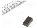 Transistor: NPN; bipolar; 300V; 50mA; SOT89