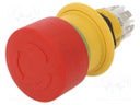 Switch: emergency stop; Stabl.pos: 2; NC x2; 16mm; red; none; Pos: 2
