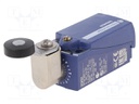 Limit switch; lever R 33mm, plastic roller Ø19mm; NO + NC; 10A