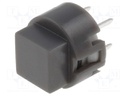 Switch: keypad; Pos: 2; SPST-NO; 0.01A/35VDC; grey; Mounting: THT