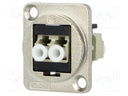 Connector: fiber optic; coupler; multi mode simplex (MM)