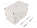 Enclosure: multipurpose; X: 110mm; Y: 180mm; Z: 111mm; TK PS; grey