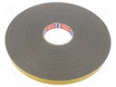 Tape: fixing; W: 19mm; L: 50m; Thk: 1000um; double-sided; acrylic