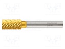 Rotary burr; Ø: 12mm; L: 70mm; metal; Working part len: 25mm