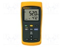 Temperature meter; double LCD,with a backlit; -200÷1372°C