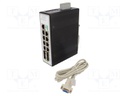 ENET SWITCH, 12-PORT, RJ45 X 8, SFP X 4