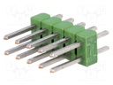 Pin header; pin strips; AMPMODU MOD II; male; PIN: 10; straight