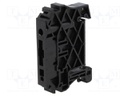 Holder; Application: PPV,PRV; black; TS35; -25÷70°C; UL94V-0