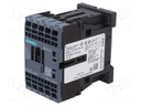 Contactor: 4-pole; NO x4; 230VAC; 9A; DIN,on panel; 3RT23; -25÷60°C