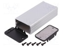 Enclosure: shielding; X: 59mm; Y: 120mm; Z: 31mm; aluminium; natural