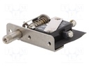 Switch: door; Pos: 2; SPDT; 15A/250VAC; Leads: 4,8x0,5mm connectors