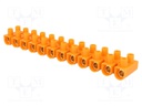 Terminal block; screw terminal; ways: 12; 10÷25mm2; terminals: 24