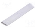 Insulating tube; Mat: silicone; light grey; -30÷200°C; Øint: 16mm