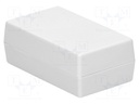 Enclosure: multipurpose; X: 70.9mm; Y: 120.5mm; Z: 45mm; polystyrene