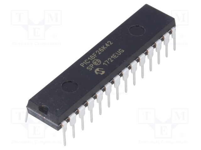 PIC18F26K42-I/SO PIC Microcontroller Storage 64kB SRAM 4096B EEPROM 1024B 